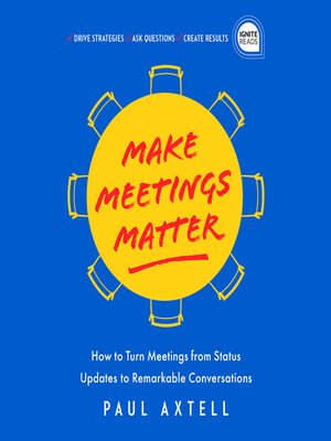 cover image of Make Meetings Matter